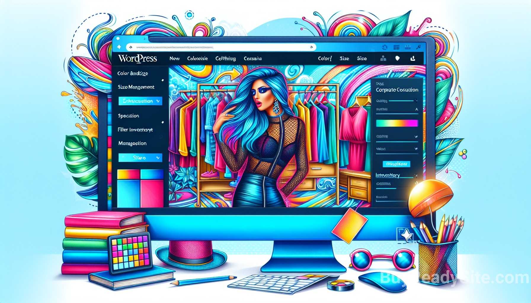 Illustration for section: The "Fashionista" theme is an ideal choice for online stores - WordPress Themes for Store