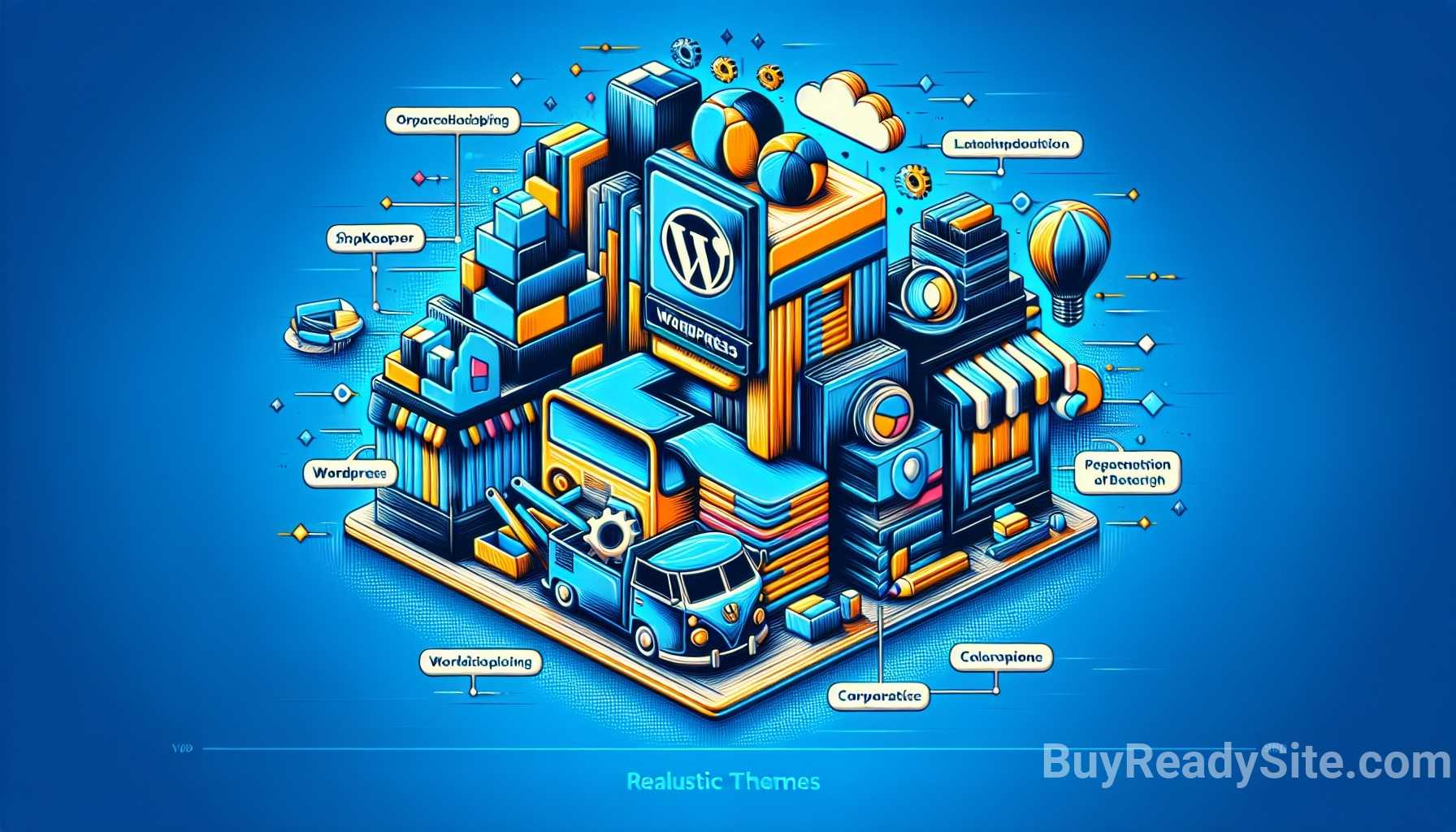 Illustration for section: Shopkeeper gives you the tools you need to create - wordpress themes