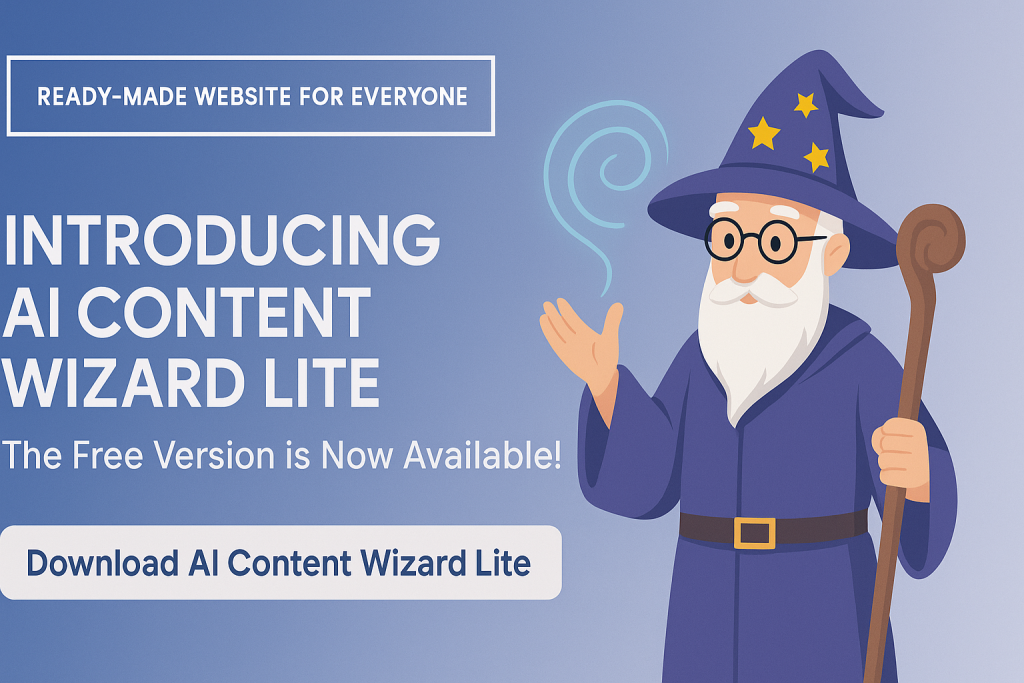 ai content wizard lite 1 Встречайте AI Content Wizard Lite — бесплатная версия уже доступна!